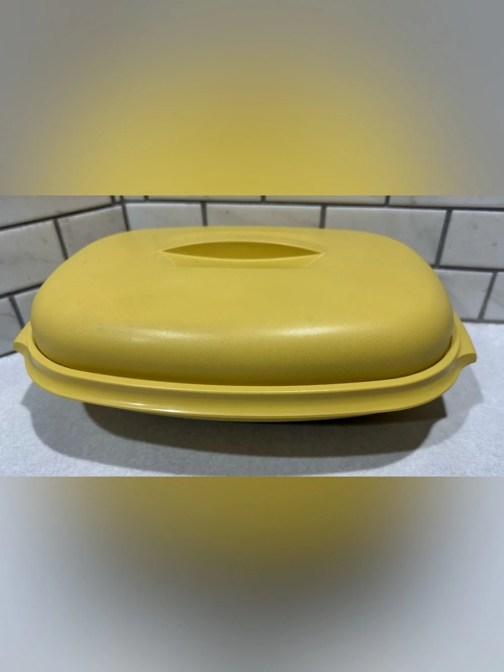 Vintage Tupperware 1273,74,75 Microwave Vegetable Steamer Gold 3 Piece USA